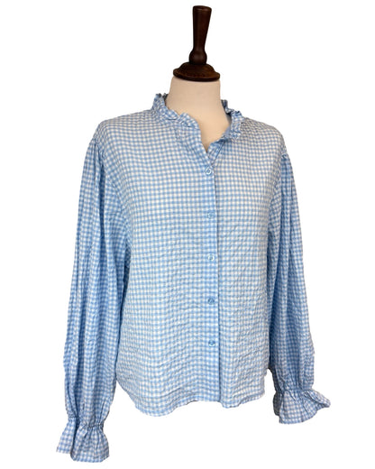 Bell Gingham Blouse