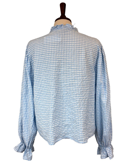 Bell Gingham Blouse
