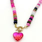 Natural Stone Heart Necklace