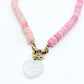 Natural Stone Heart Necklace