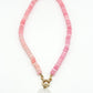 Natural Stone Heart Necklace