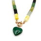 Natural Stone Heart Necklace