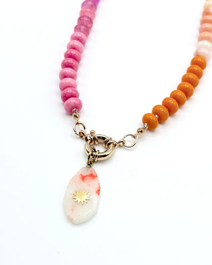 Natural Stone Pendant Necklace