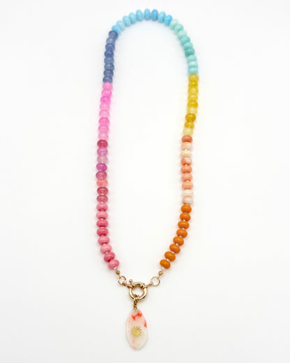 Natural Stone Pendant Necklace
