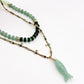 Stone Fish Pendant Necklace