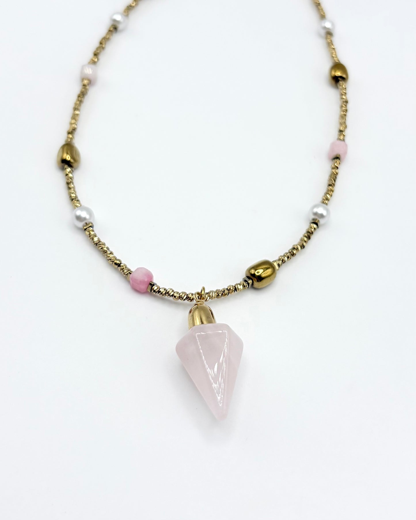 Natural Stone Pendant Necklace