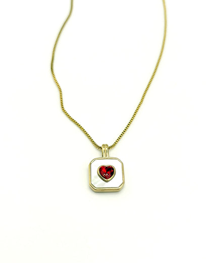 Square Pendant Necklace
