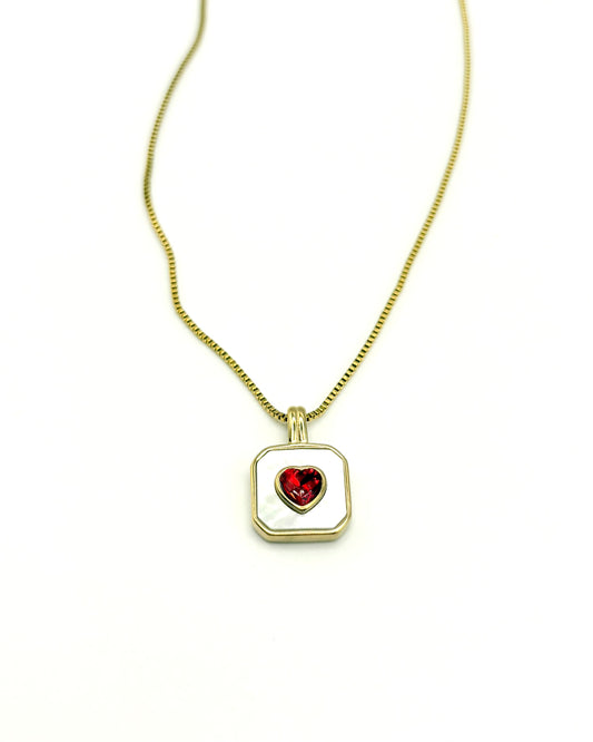 Square Pendant Necklace