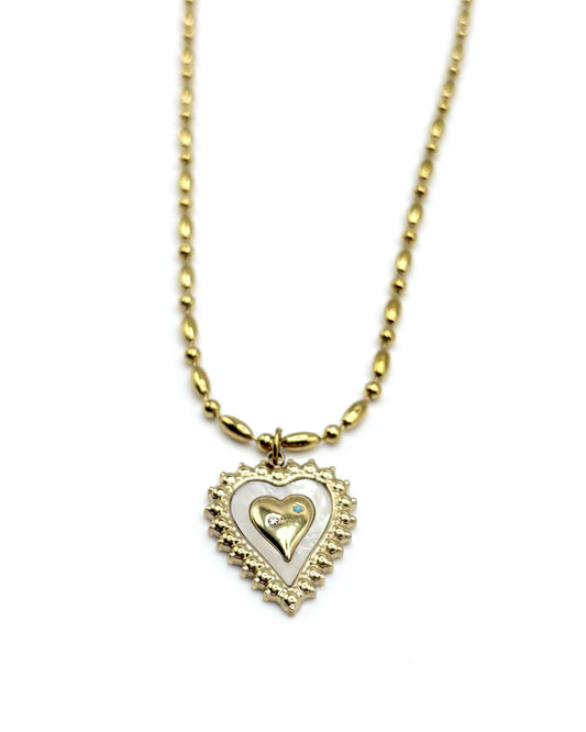 Shell Heart Necklace