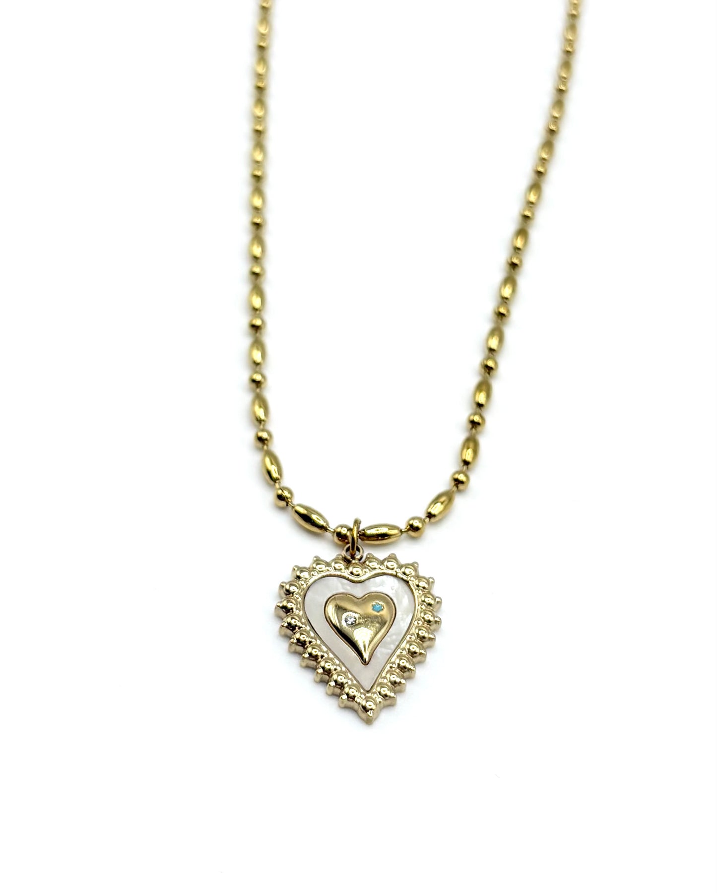 Shell Heart Necklace