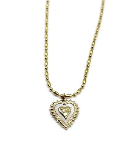 Shell Heart Necklace