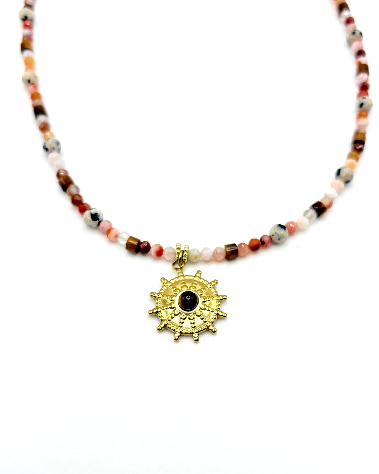 Natural Stone Pendant Necklace