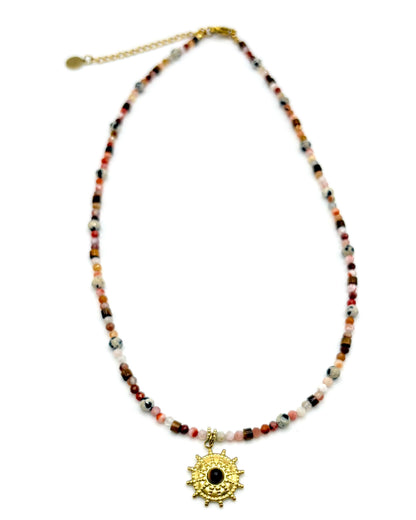 Natural Stone Pendant Necklace