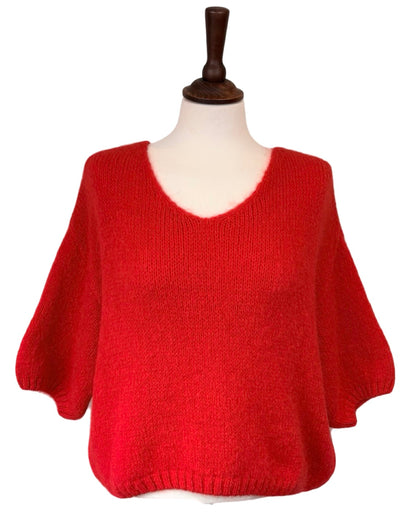 Nia Mohair Short Sleeve Jumper
