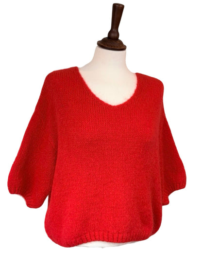 Nia Mohair Short Sleeve Jumper
