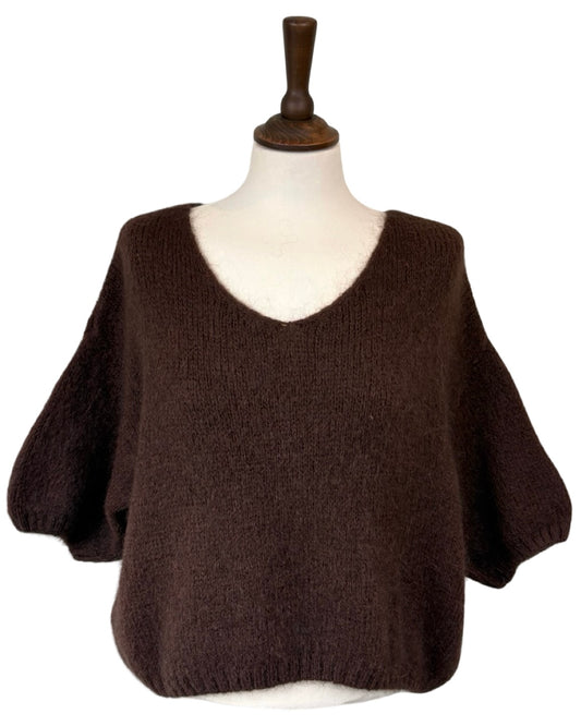 Nia Mohair Short Sleeve Jumper