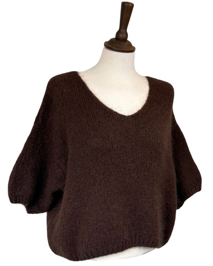 Nia Mohair Short Sleeve Jumper