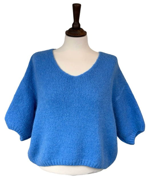 Nia Mohair Short Sleeve Jumper