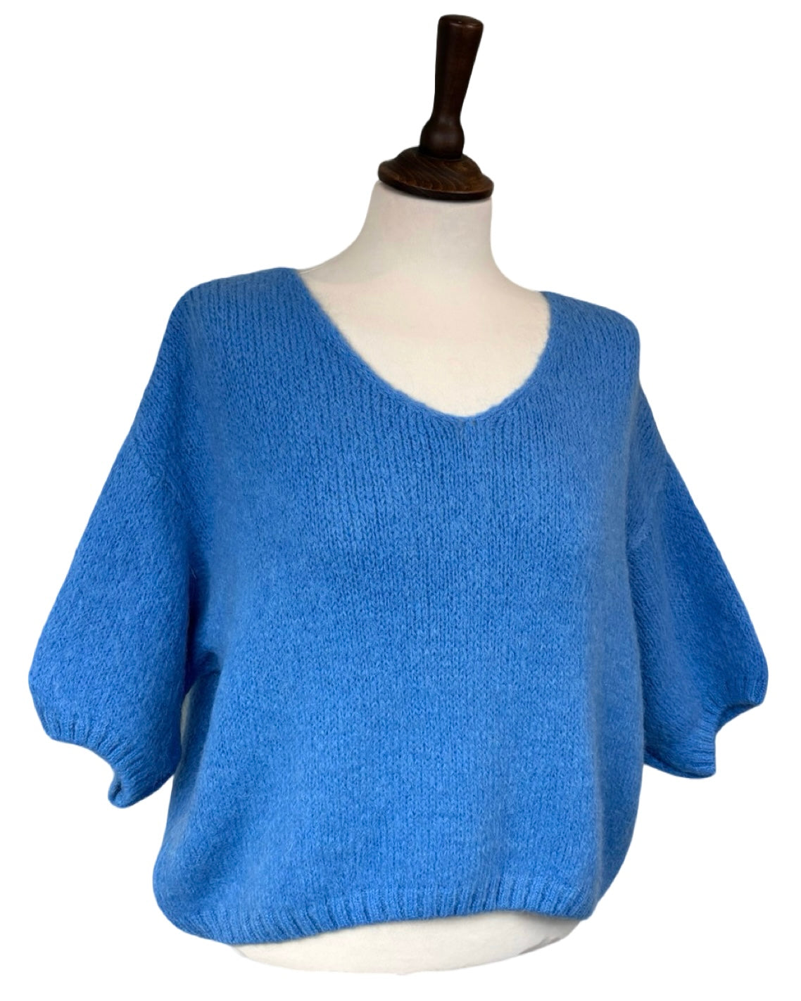 Nia Mohair Short Sleeve Jumper