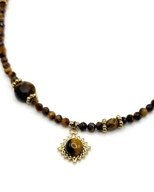Natural Stone Pendant Necklace