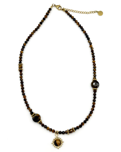 Natural Stone Pendant Necklace