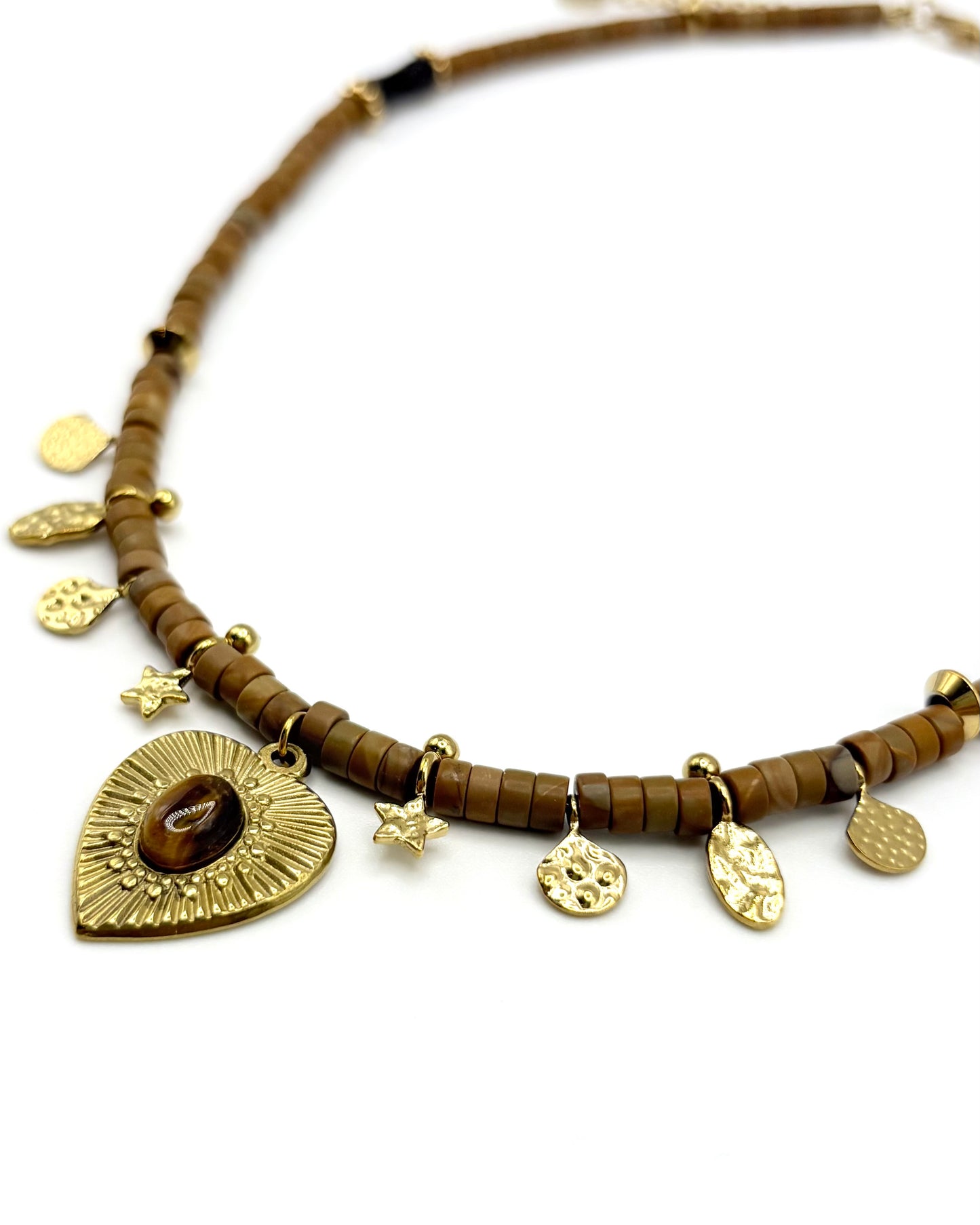 Natural Stone Pendant Necklace