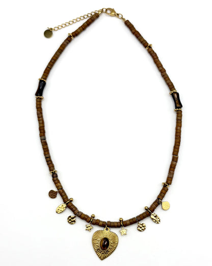Natural Stone Pendant Necklace