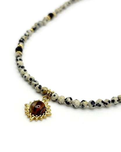 Natural Stone Pendant Necklace