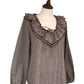 Ambre Check Tie Front Blouse