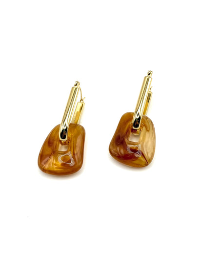 Resin Drop Earrings