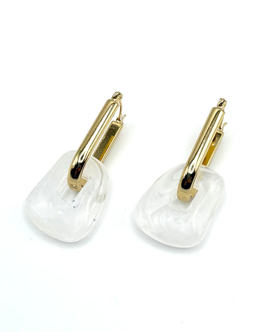 Resin Drop Earrings