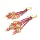 Seed Bead Drop Earrings