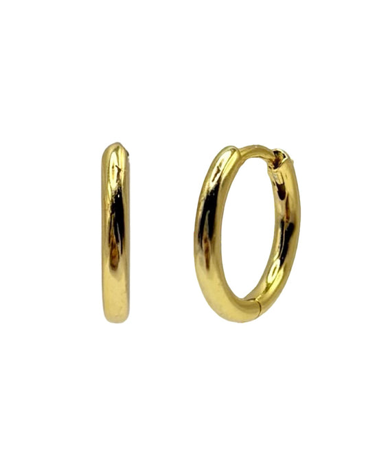 Gold Plain Huggie