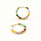 Enamel Stripe Green/Yellow Hoops