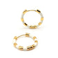Enamel Stripe White Hoops