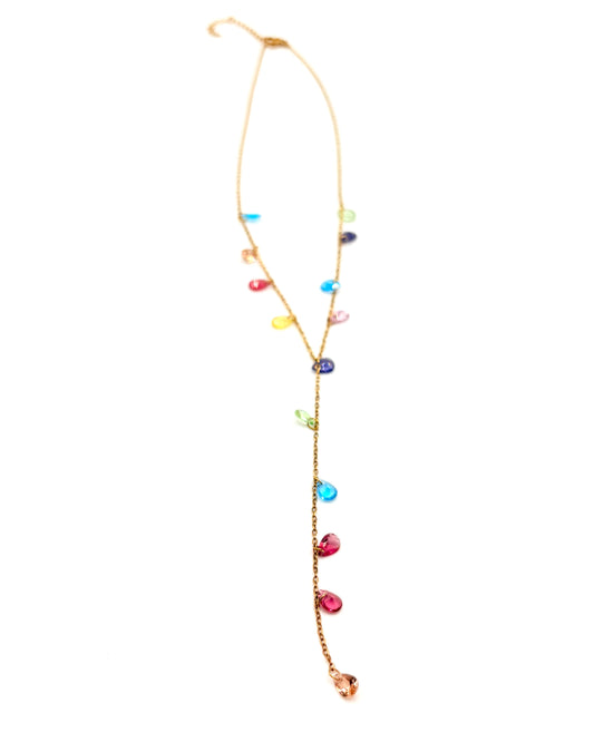 Teardrop Plunge Necklace