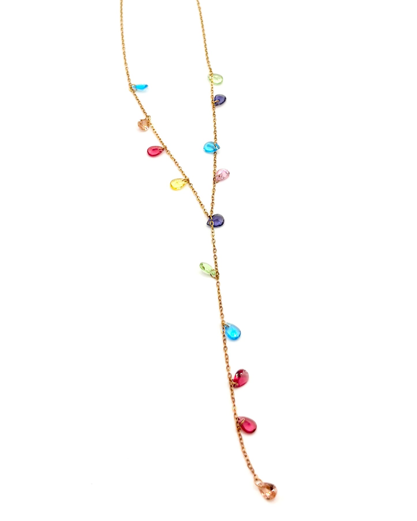 Teardrop Plunge Necklace
