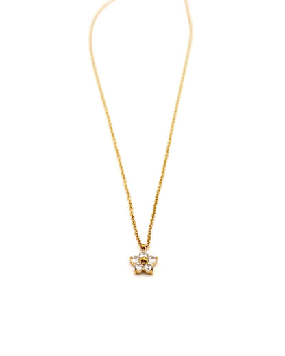 Jasmine Crystal Drop Necklace