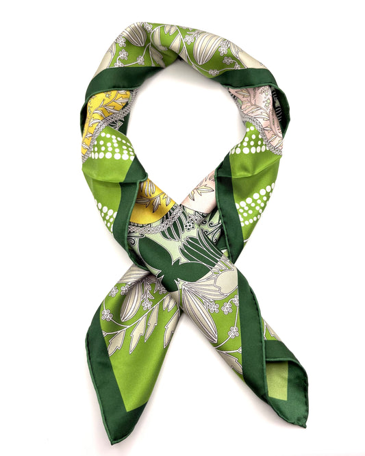 100% Silk Scarf - Large