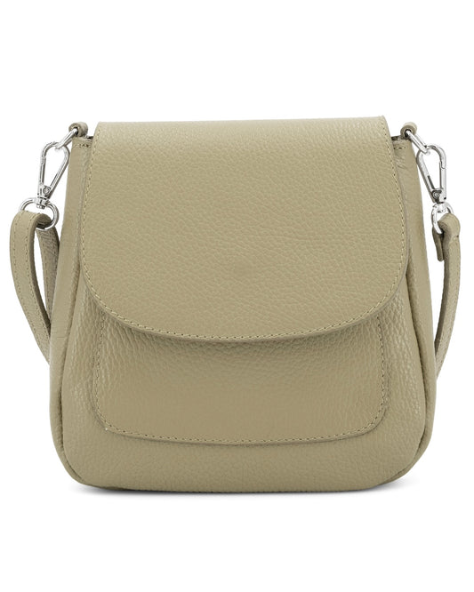 Leather Saddle Crossbody Bag