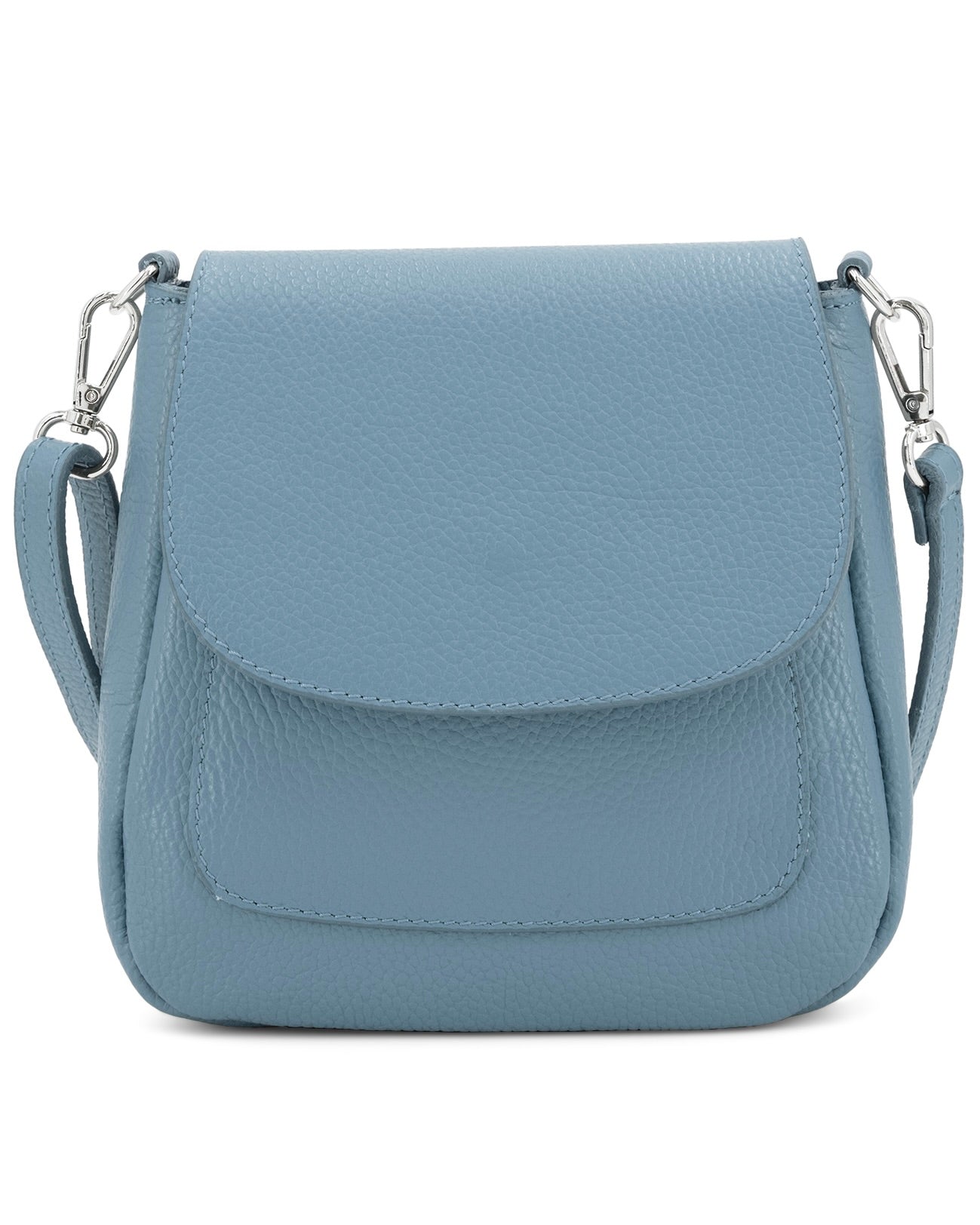 Leather Saddle Crossbody Bag
