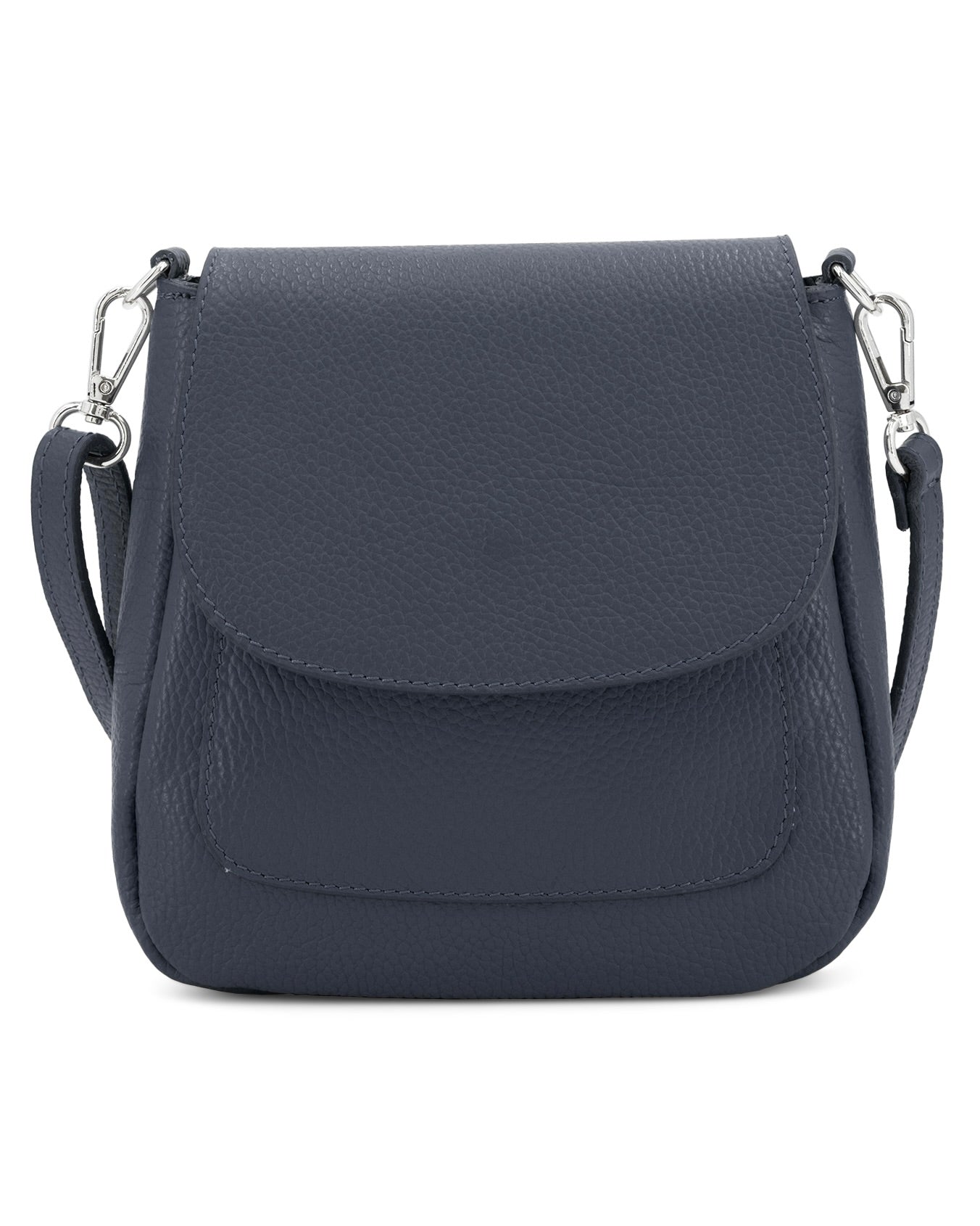 Leather Saddle Crossbody Bag