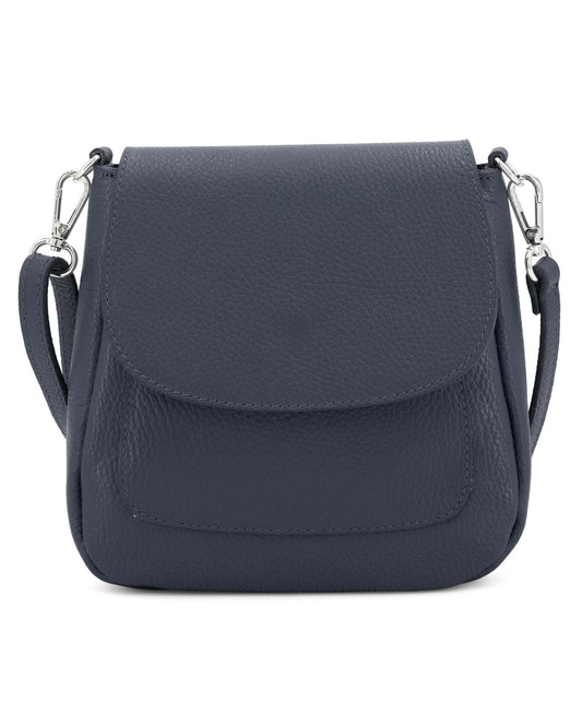 Leather Saddle Crossbody Bag