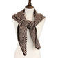 Wool Mix Large Stripe Scarf