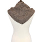 Wool Mix Large Stripe Scarf