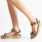 Woden Line Animal Sandals