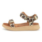Woden Line Animal Sandals