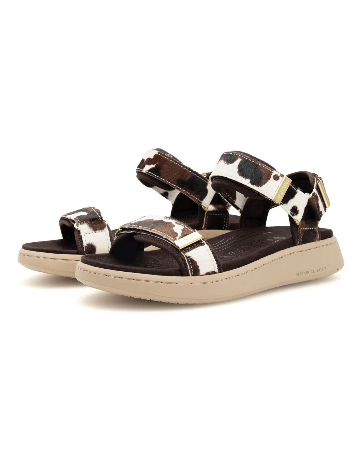 Woden Line Animal Sandals