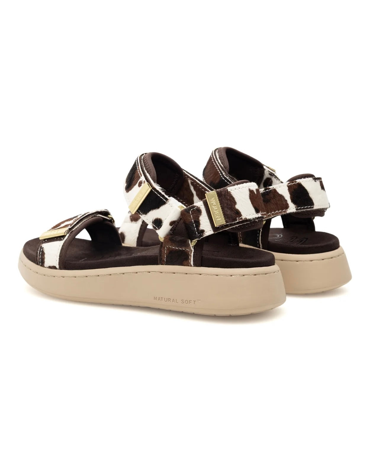 Woden Line Animal Sandals