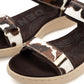 Woden Line Animal Sandals